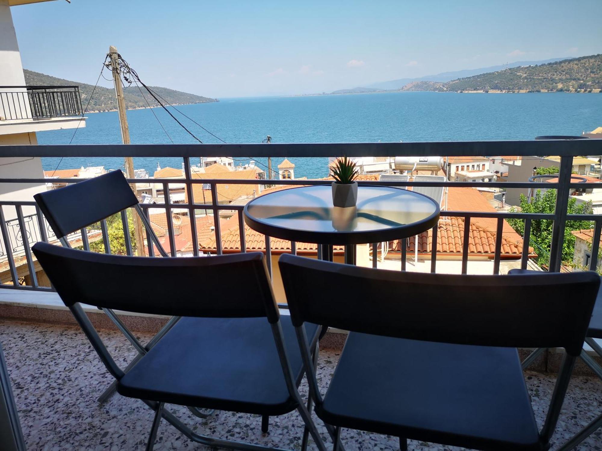 Sea View Apartment With 3 Bedrooms In Amfilochia Exterior photo